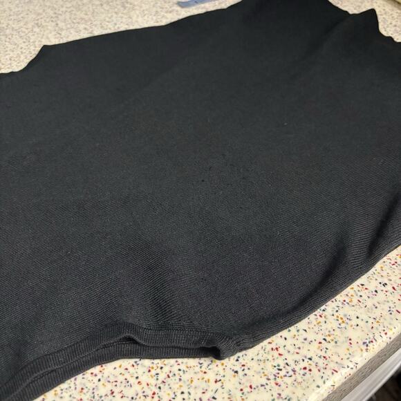 Vintage 90s Joseph A Silk Blend Women’s Sleeveless Tank Top Turtleneck Black S - Picture 12 of 12